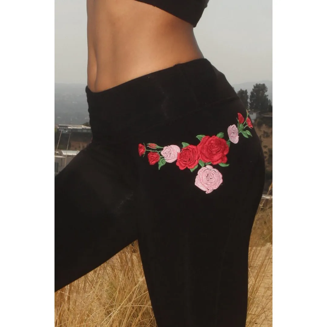 Yoga Leggings Lakota Rose - Organic Cotton