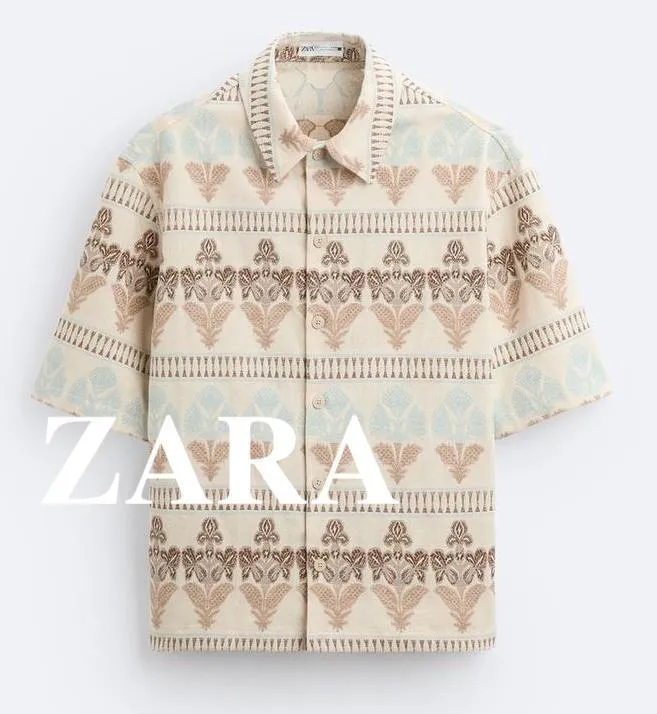 ZARA  |Short Sleeves Shirts